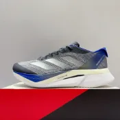adidas ADIZERO BOSTON 12 M 男生 黑藍色 透氣 輕量 緩震 運動 慢跑鞋 JP7913