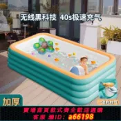 妙妙屋 【台灣公司 可開發票】充氣游泳池家用兒童成人超大型號寶寶水池嬰兒桶小孩加厚海洋球池