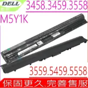 DELL 戴爾  M5Y1K 電池適用  M5Y1K,Vortro 14 3467,3462,3478,15 5559,Latitude 3460,3470,3560,3570 Vostro 15 3558,3558,3559 Inspiron 15-3000,15-5558,3451,3458 3551,3552,3558,5451,5455,5551 5555,5558,5755,5758,N3451 WKRJ2,K185W,GXVJ3,HD4J0