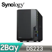 Synology 群暉 DiskStation DS223 2Bay NAS 網路儲存伺服器