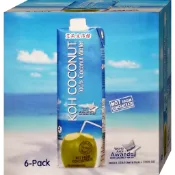 【艾莉生活館】COSTCO KOH 酷椰嶼100%純椰子汁/椰子水1000㏄×6瓶《蝦皮代開發票》