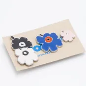 Marimekko 徽章 花徽章 花別針 別針套裝組 包包裝飾 小花 現貨
