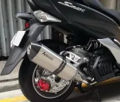 SMAX/FORCE 直上型改裝碳纖維台蠍管/白鐵仿鈦/雷刻版/碳纖維排氣管/雷雕蠍/改裝管/HBP/OVER/吉村管