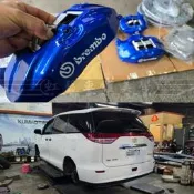 豐田 TOYOTA Previa  流用 LS430 前大四活塞 後對二活塞卡鉗 煞車 SUMITON