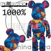 BEETLE BE@RBRICK MIKA NINAGAWA 蜷川實花 二代 藍花 庫柏力克熊 1000%