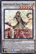 萬隆達*遊戲王 亞英 CR03-AE100 芳香熾天使 甜墨角蘭 (亮面) 初期傷*微白邊