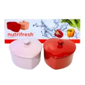 金卡價201 二手nutrifresh 陶瓷心型小烤盅2入組 370200016326 02