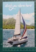 明信片- 酷卡 coolcard  空白明信片 一帆風順 帆船