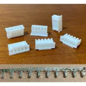 【IF】(6組) JST 2.5mm 5P 母 連接器 + 金屬接線端子 connector