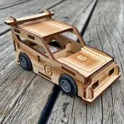 聖誕禮物 交換禮物 dOLOb-迴力車-甲龍-DIY木質