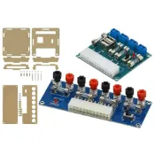 【台灣現貨】ATX 電源轉接板 PSU 24Pin 轉接模組 帶保險絲 5V/12V/3.3V 輸出 電腦電源轉直流開關