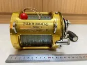 PENN  50SW 金 PENN 50 SW 鼓式捲線器 放長線 金騙 泰國捲線器 參考 daiwa shimano