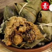 【愛合購】【陳媽媽】養生中藥素干貝肉粽6顆+台南傳統鮮肉粽6顆