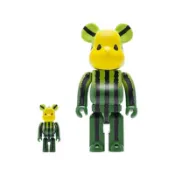 BE@RBRICK x Clot YellowWatermelon400%&100%庫柏力克熊BE@RBRICK-33
