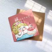 生日卡片 豬你生日快樂～