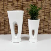 良品舎 高檔花盆白色簡約北歐創意花盆陶瓷特大號家用綠植盆栽批發 LPS15 工廠現貨 快速出貨
