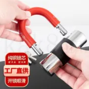 新款電動車鎖2025新款摩托車三輪車大門家用防盜玻璃門鎖電動車鎖