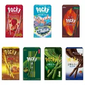 🇯🇵［現貨］－Glico固力果－Pocky雙層黑巧克力 海鹽焦糖 草莓粒粒 雙層 宇治抹茶 人氣零食 日本零食