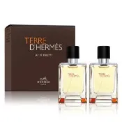 【Hermes 愛馬仕】大地男性淡香水 50MLX2入組禮盒