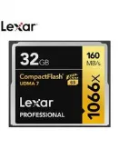 Lexar雷克沙CF卡32G 1066X高速CF卡32G單反相機內存卡4K存儲卡