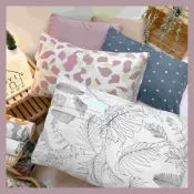 (店+)100%純棉枕套 枕套 天絲 素色枕頭套 IKEA歐規尺寸 50x80公分 加大枕頭套 長絨棉 枕頭