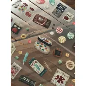 分裝 - 柑仔店 駄菓子屋 切形霧面 PET膠帶 復古 - 微瘋畫室Breezy Studio