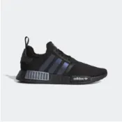 全新公司貨 ADIDAS NMD R1 全黑 橘尾 反光 變色龍 FV8025 男女情侶鞋爆款