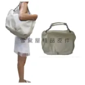 ~雪黛屋~ITALI DUCK 肩斜背大容量可A4資料夾主袋內二隔層台灣製造100%進口軟質牛皮革手提肩背ID9008D
