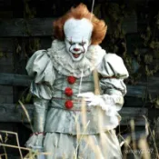 Pennywise小丑回魂 萬聖節服裝 恐怖 小丑服裝 cos服小丑裝 面具頭套恐怖微笑小丑鞋全套