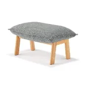 【MUJI 無印良品】高椅背和室沙發用腳凳/聚酯平織 寬685*深430*高約380mm(大型家具配送)