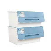 【dayneeds 日需百備】65L 普羅旺可自由堆疊直取式收納箱_2入(塑膠箱/衣物收納/收納箱/置物箱)