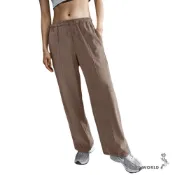 Nike 長褲 女裝 寬褲 絲絨 棕【運動世界】HJ0923-233
