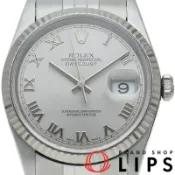 【DOKODEMO】勞力士 Datejust 男士腕錶 16234(W) K18WG/SS 男士腕錶 銀色 1995 年翻新拋光 成色極佳 [二手]