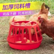 十木屋 台灣公司貨 免運 可開票 喂雞食槽養雞神器蘆丁雞籠食槽防瞥自動養雞用飼料桶喂雞鴨盆家用