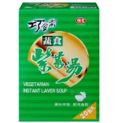 【蝦皮直營】味王 巧食齋蔬食紫菜湯 20包/盒 素食 湯包 即食
