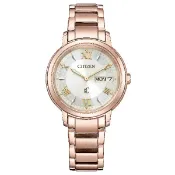 大高雄鐘錶城 CITIZEN 星辰 XC EW2426-62A 亞洲限定款櫻花粉紅金光動能時尚腕錶 32.5mm｜樂天領券現折★全館特惠中★指定刷卡回饋10%