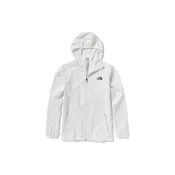 (店+)【The North Face】北面THE NORTH FACE Urban Exploration Logo印花連帽防風外套輕薄夾克 男款 白色