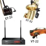 視紀音響 MIPRO 嘉強 ACT-515B 樂器麥克風組合 ST-32 薩克斯風 管樂器 VT-22 小提琴 ET-3