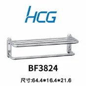 『和成HCG』 和成置物架 台製🇹🇼 BF3824 浴室置物架 304不鏽鋼置物架 和成雙桿毛巾架 和成置物架
