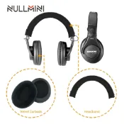 小胖達生活百貨 Nullmini 替換耳墊頭帶, 用於 Shure SRH440 SRH840 SRH940 耳機皮套耳機耳罩