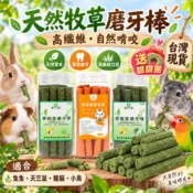 提摩西草棒🔥特價5元/根 買即贈草餅 磨牙草棒 草餅 草條 提摩西草餅 牧草 兔子精緻手工草餅 苜蓿草 草棒 小動物磨牙