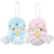 小禮堂 Sanrio 三麗鷗 雙子星 絨毛玩偶吊飾 (襁褓嬰兒) KIKI LALA