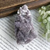 Fluorite 內蒙產地  紫綠色雙色螢石 方解石共生 天然礦石 原礦