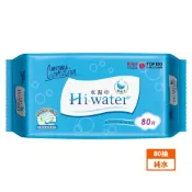 【蝦皮直營】康乃馨 Hi-water水濕巾80片 濕紙巾 純水潔膚濕巾 純水濕紙巾