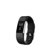 【矽膠錶帶】適用 Fitbit Charge 2 智慧 智能 手錶 替換純色 運動 菱形紋 腕帶