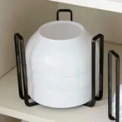 協貿國際日用品生活11館 簡易廚房瀝水碗架家用放碗碟盤收納置物架晾碗放碗空碗架子鐵藝