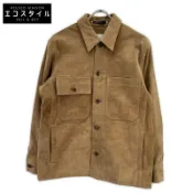 【DOKODEMO】Paul Smith 233172 棕色麂皮獵裝夾克，S 碼 [二手]