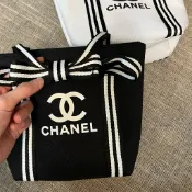 雷納代購⭐️ 貨在臺❤️‍🔥Chanel 香奈兒 vip 手拿包 限量 蝴蝶結 托特包 專櫃贈品 稀有款 收納 熊貓