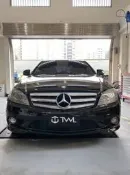 《※台灣之光※》全新 BENZ 賓士W204 08 09 10 11年美規C300 AMG前保桿專用下通風網中網台灣製