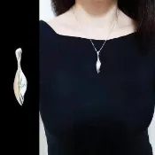 【LATTE】暗香 925純銀墬飾項鍊(MIT)